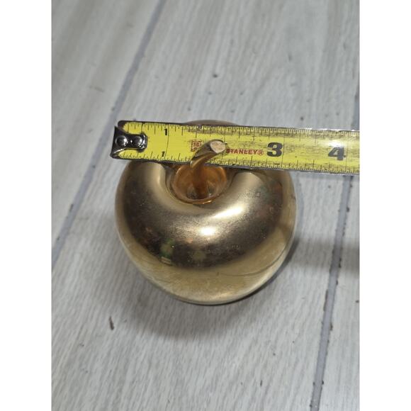 Vintage Solid Brass Apple The Master Teacher Award - Picture 5 of 6